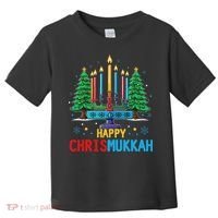 Merry Chrismukkah Happy Christmas Hanukkah Toddler T-Shirt thumb 0