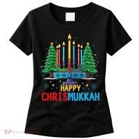 Merry Chrismukkah Happy Christmas Hanukkah Women's T-Shirt thumb 0