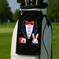 Magician Costume Halloween Magic Show Women Golf Towel thumb 2