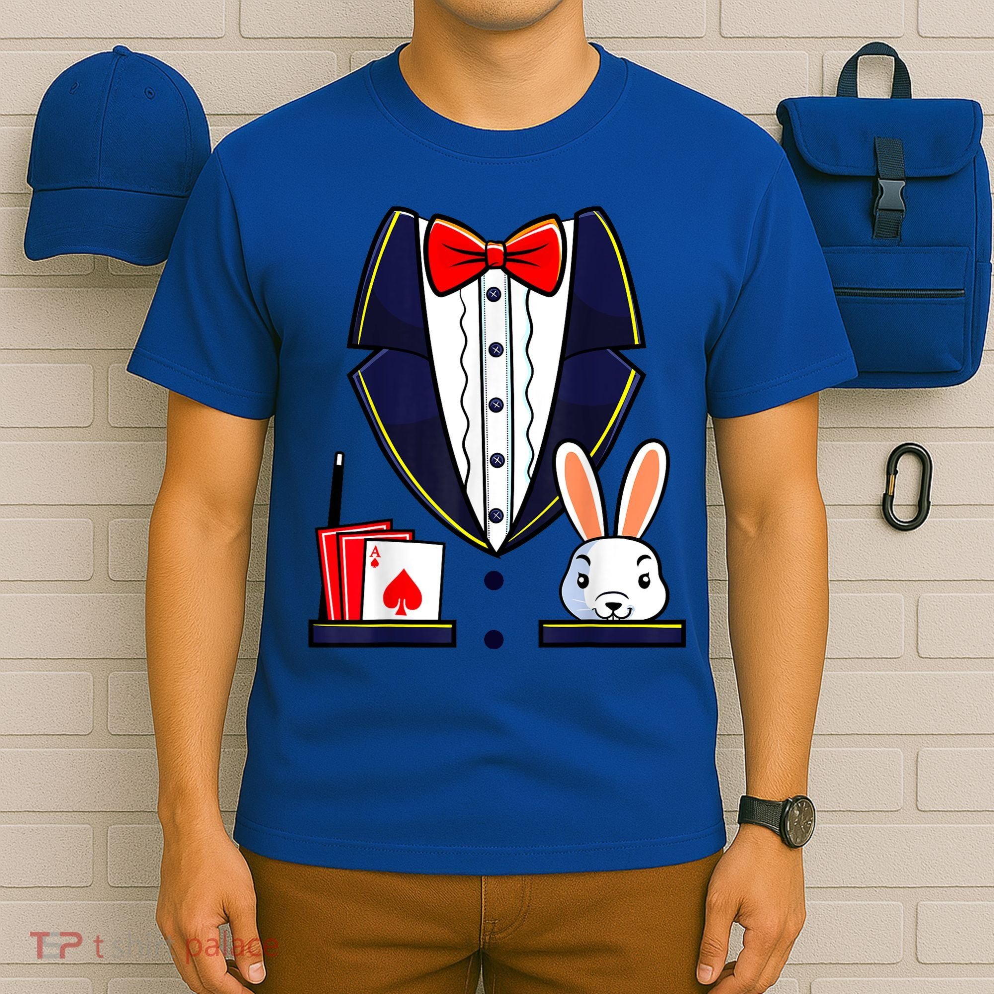 Magician Costume Halloween Magic Show Women T-Shirt