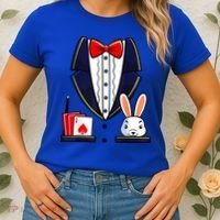 Magician Costume Halloween Magic Show Women Women's T-Shirt thumb 2