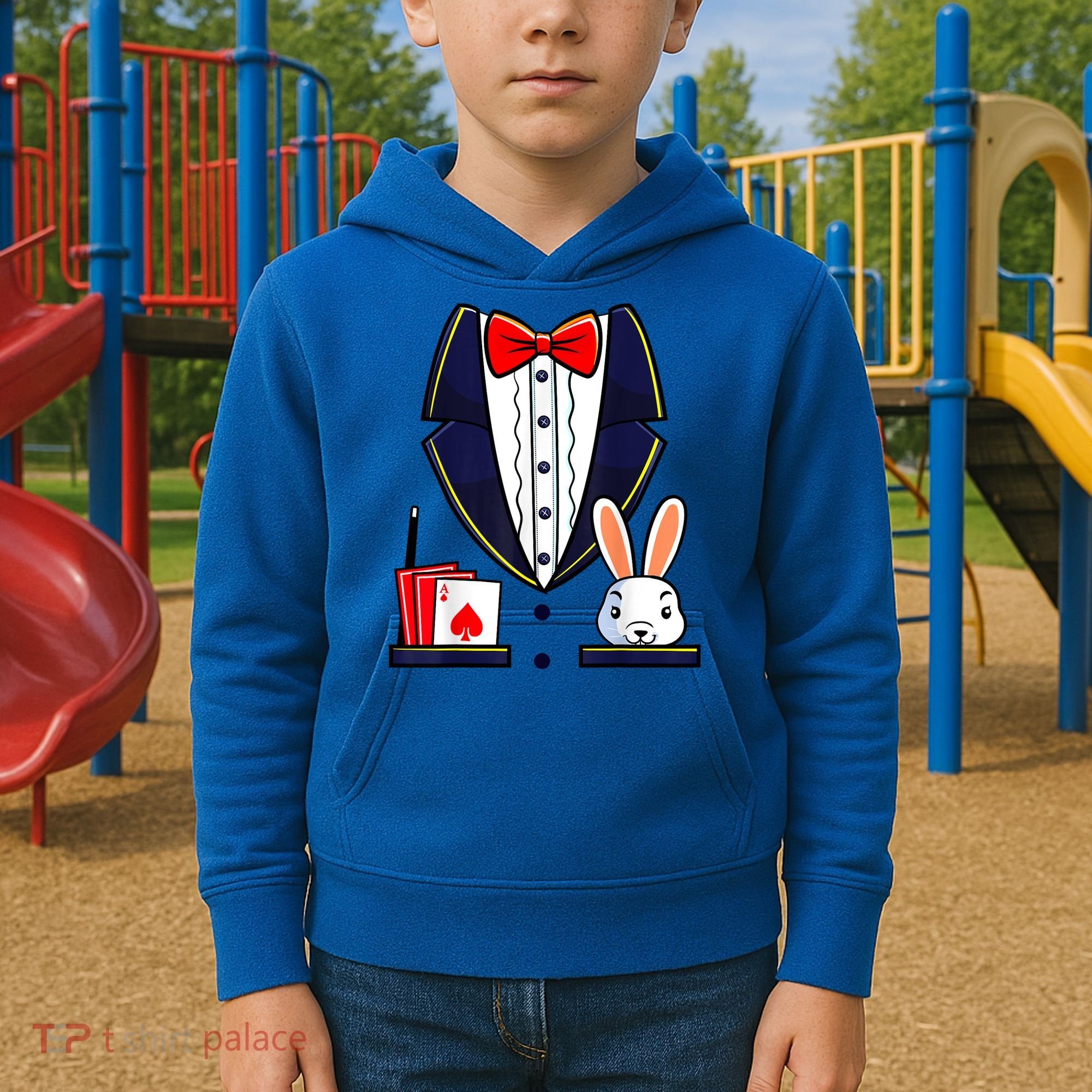 Magician Costume Halloween Magic Show Women Kids Hoodie
