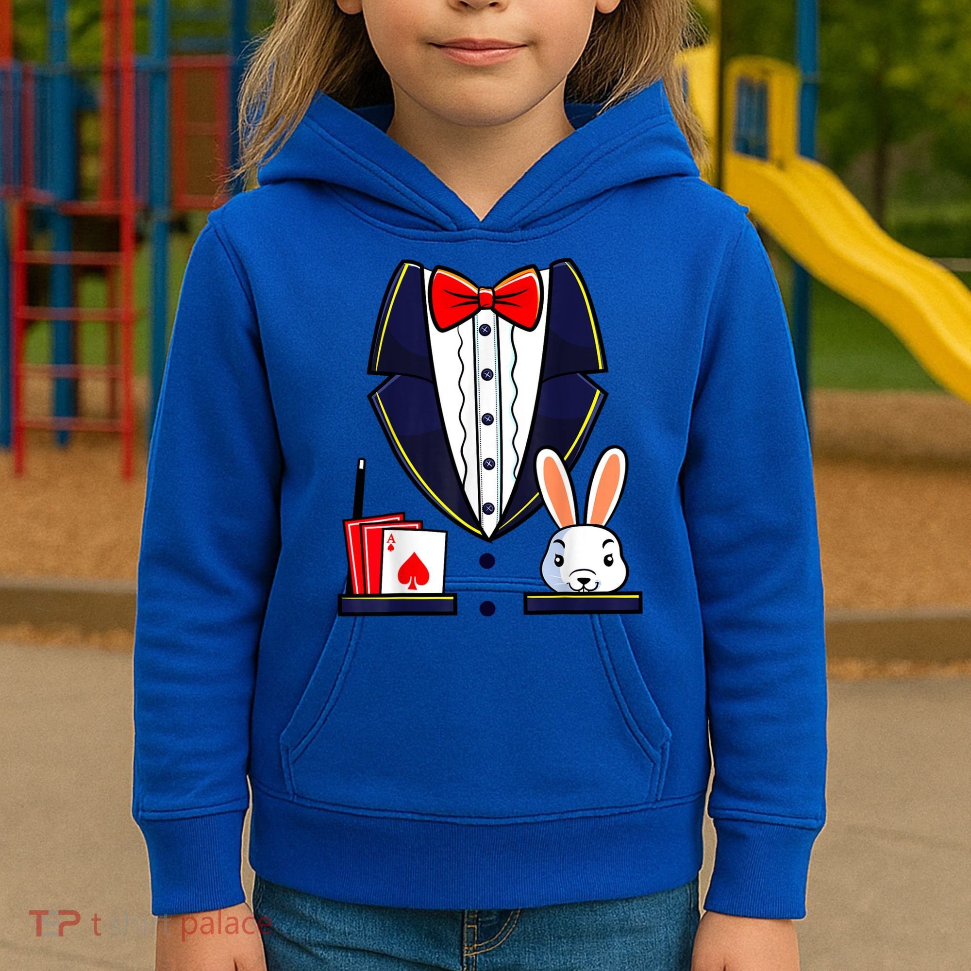 Magician Costume Halloween Magic Show Women Kids Hoodie