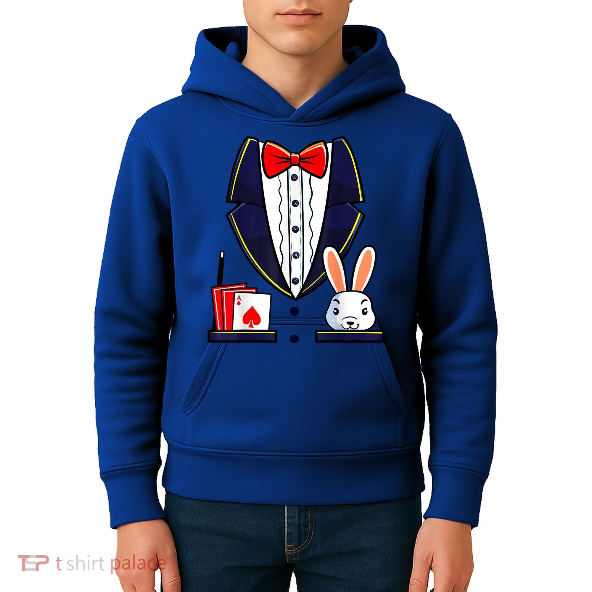 Magician Costume Halloween Magic Show Women Kids Hoodie
