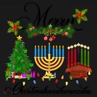 Merry Christmas Hanukkah Kwanzaa Hanukkah Jewish Toddler Hoodie thumb 2