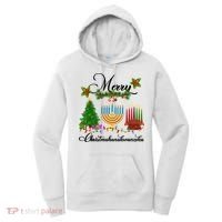 Merry Christmas Hanukkah Kwanzaa Hanukkah Jewish Women's Hoodie thumb 0