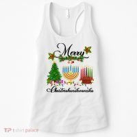 Merry Christmas Hanukkah Kwanzaa Hanukkah Jewish Women's Tank Top thumb 0
