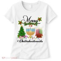 Merry Christmas Hanukkah Kwanzaa Hanukkah Jewish Women's T-Shirt thumb 0