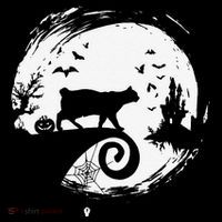 Manx Cat Halloween Costume Moon Silhouette Creepy Horror Coffee Mug thumb 5