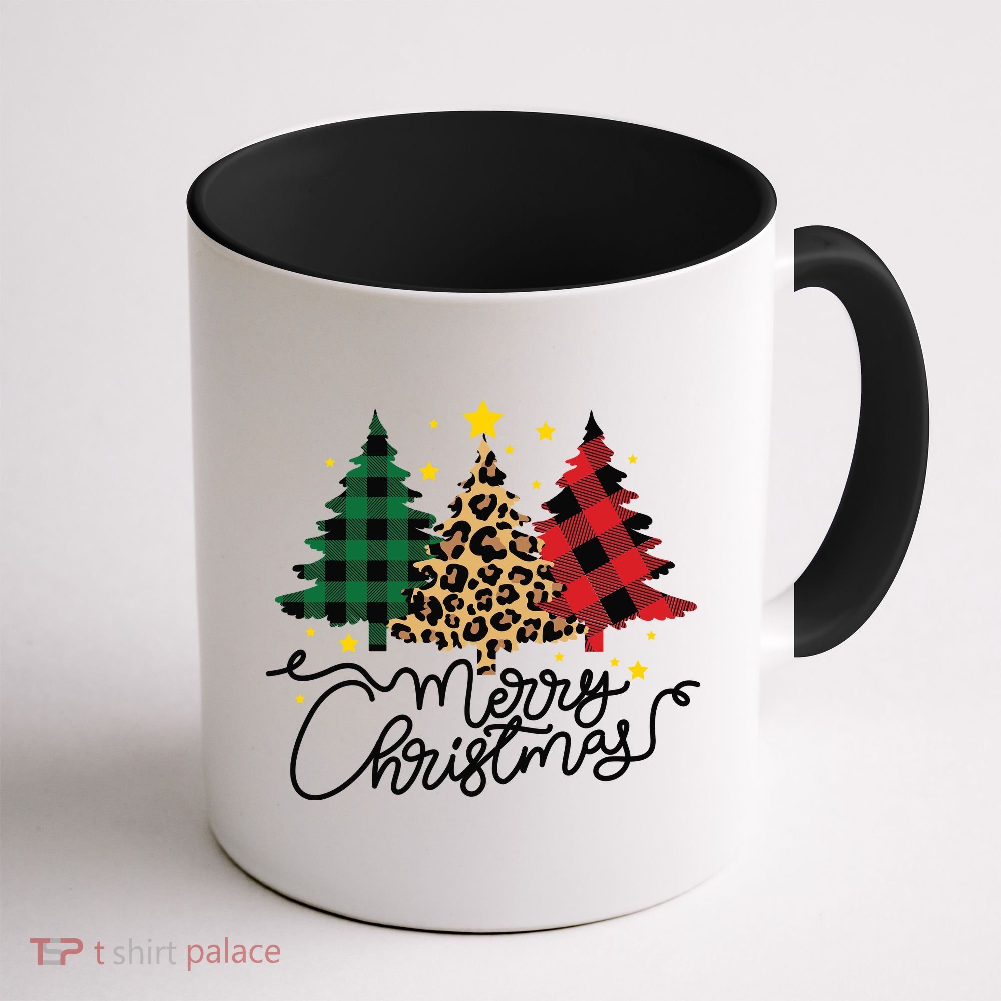 Merry Christmas Holiday Trees Coffee Mug