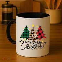 Merry Christmas Holiday Trees Coffee Mug thumb 4