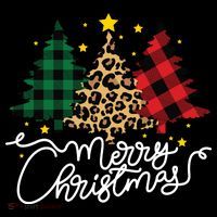 Merry Christmas Holiday Trees Mousepad thumb 1