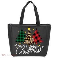 Merry Christmas Holiday Trees Tote Bag thumb 0