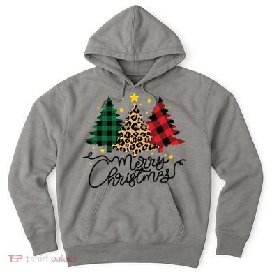 Merry Christmas Holiday Trees Hoodie