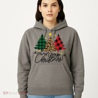 Merry Christmas Holiday Trees Hoodie thumb 5