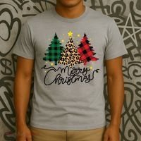 Merry Christmas Holiday Trees T-Shirt thumb 3