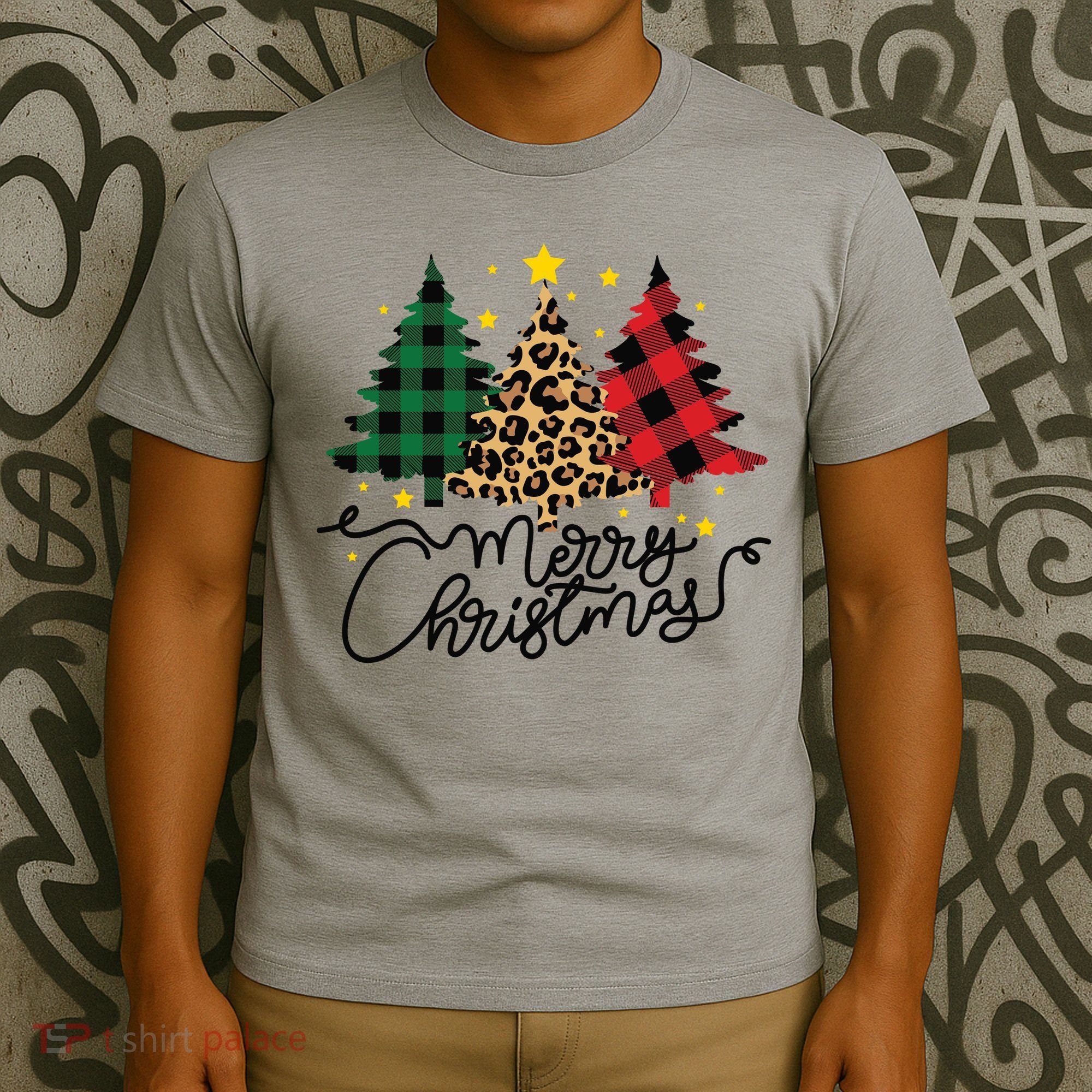 Merry Christmas Holiday Trees T-Shirt