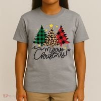 Merry Christmas Holiday Trees T-Shirt thumb 4