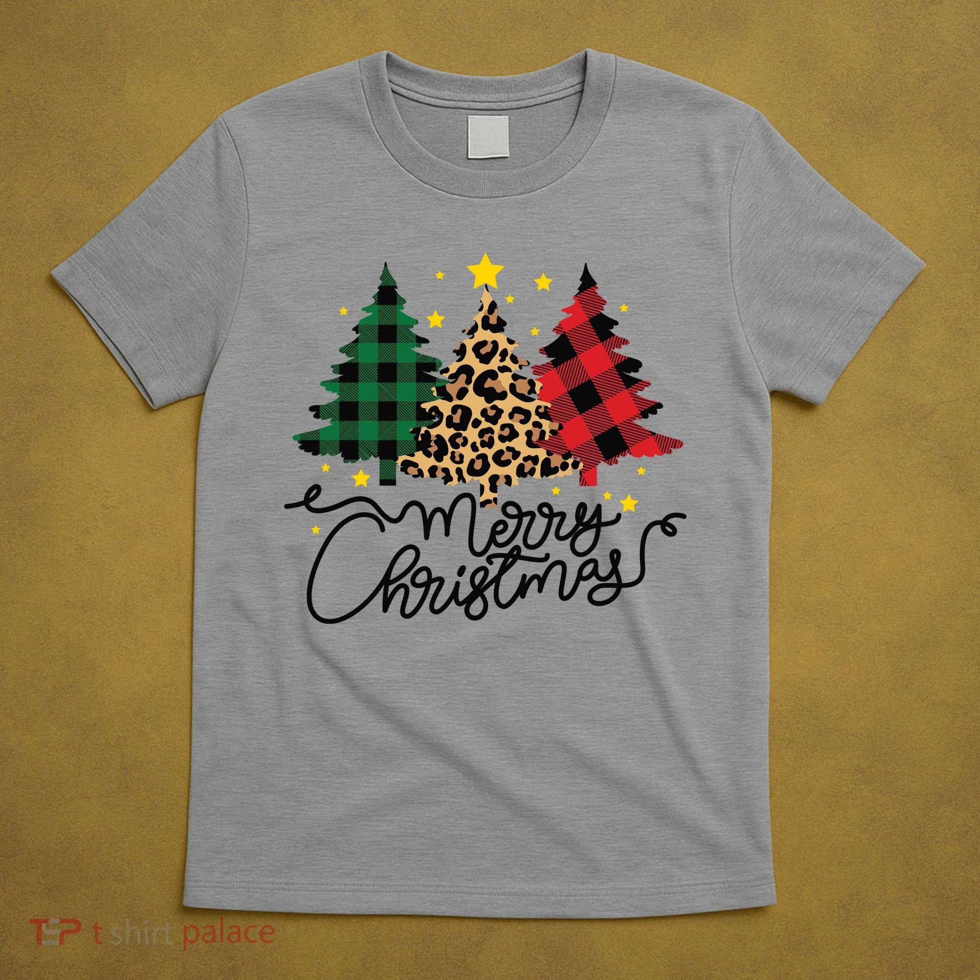 Merry Christmas Holiday Trees T-Shirt