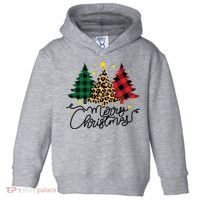 Merry Christmas Holiday Trees Toddler Hoodie thumb 0