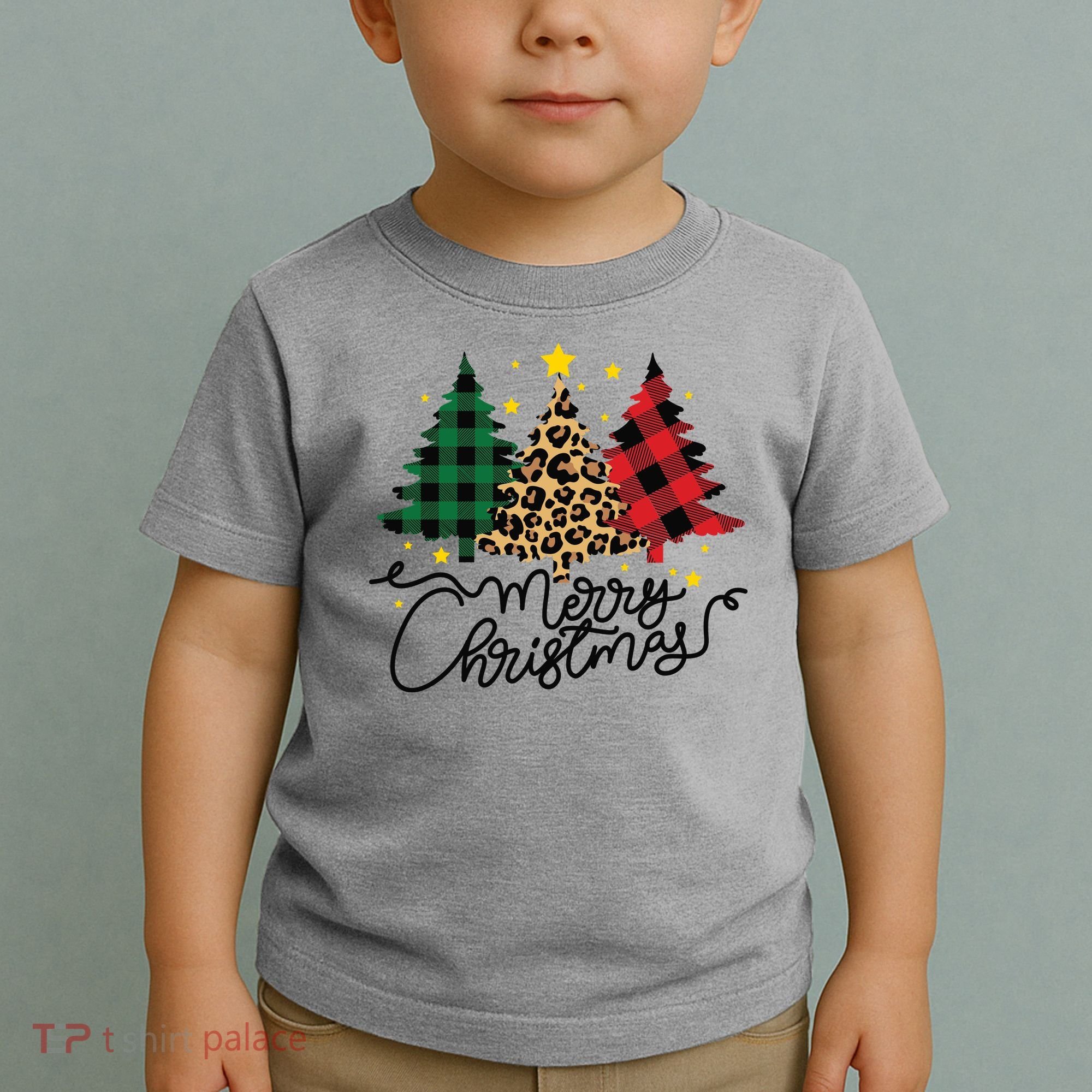 Merry Christmas Holiday Trees Toddler T-Shirt