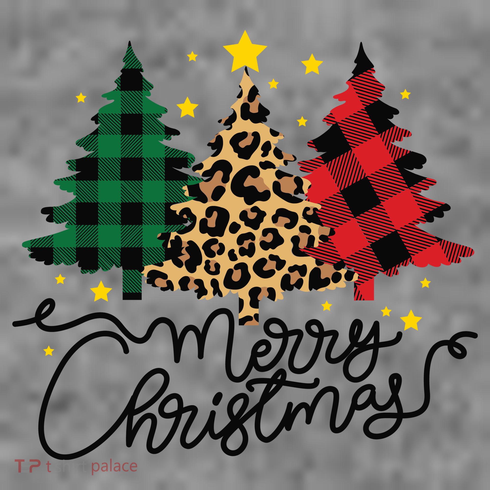 Merry Christmas Holiday Trees Toddler T-Shirt