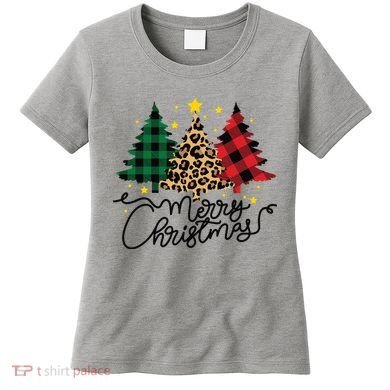 Merry Christmas Holiday Trees Women's T-Shirt