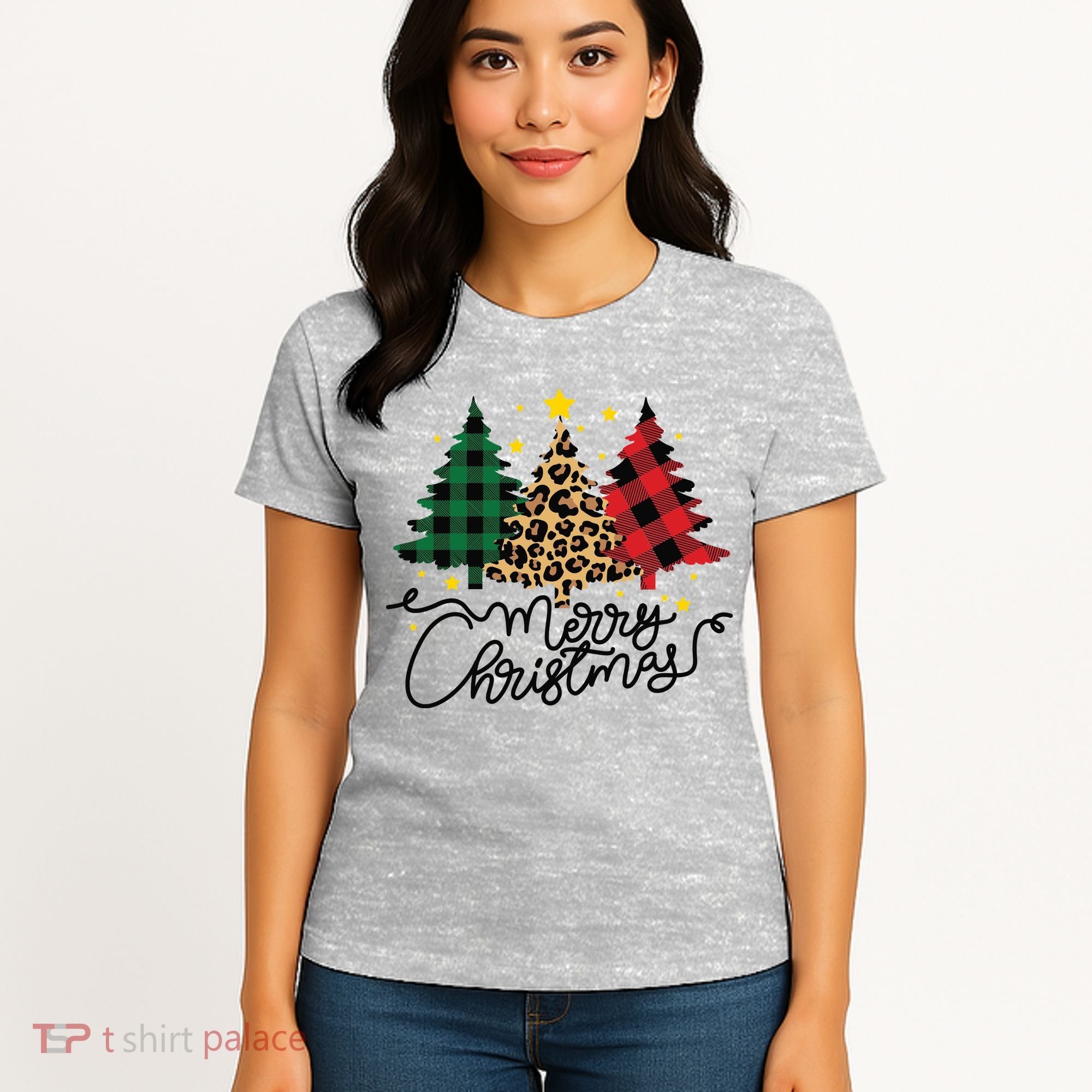 Merry Christmas Holiday Trees Women's T-Shirt