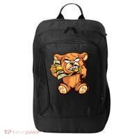 Money Calling Hip Hop Teddy Bear Gangster Rap Drip Swag Dope City Backpack thumb 0