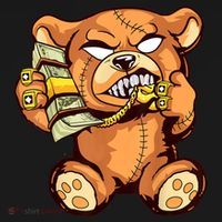 Money Calling Hip Hop Teddy Bear Gangster Rap Drip Swag Dope Women's Hoodie thumb 2