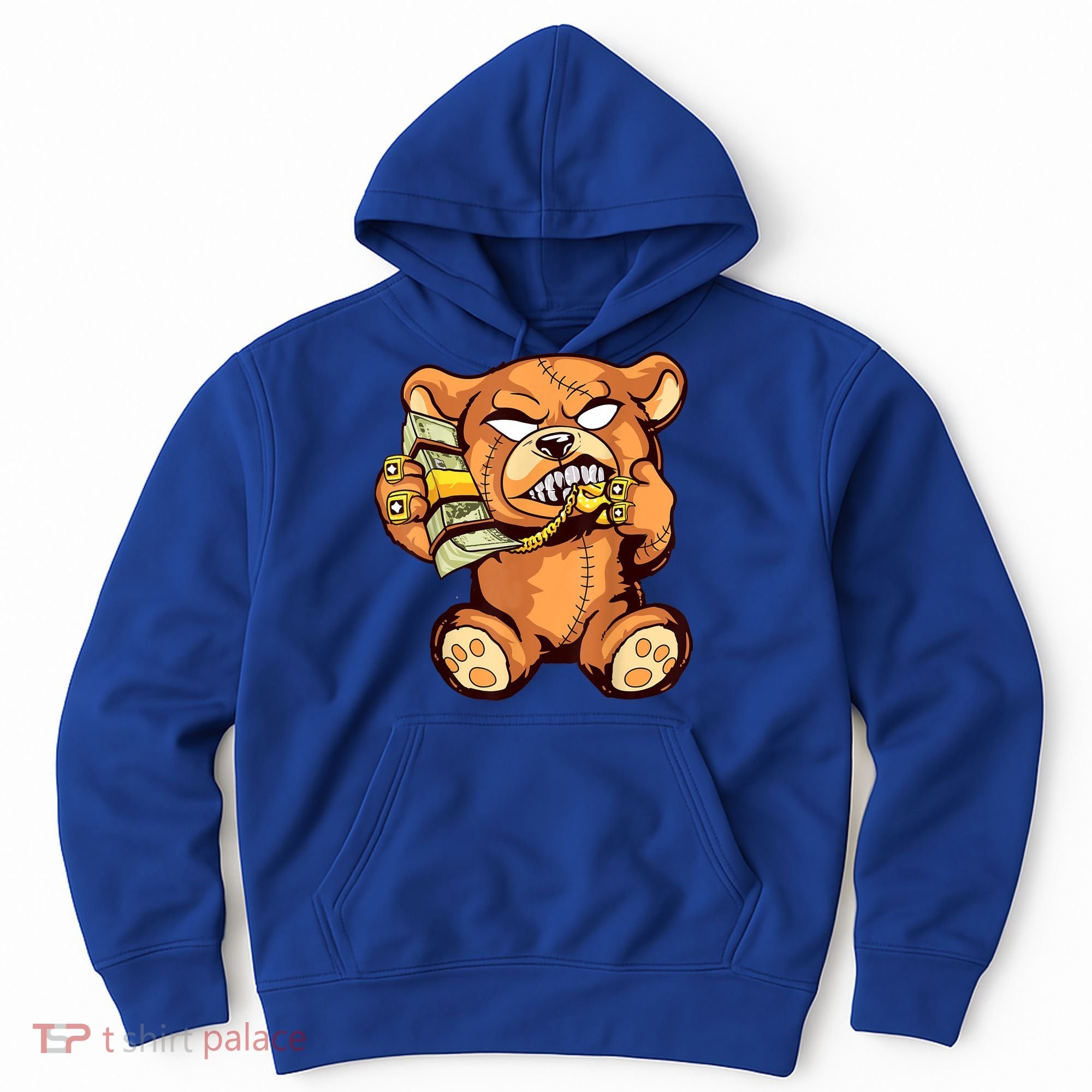 Money Calling Hip Hop Teddy Bear Gangster Rap Drip Swag Dope Hoodie
