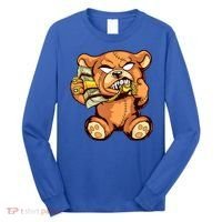 Money Calling Hip Hop Teddy Bear Gangster Rap Drip Swag Dope Long Sleeve Shirt thumb 0