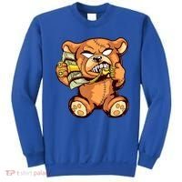 Money Calling Hip Hop Teddy Bear Gangster Rap Drip Swag Dope Sweatshirt thumb 0