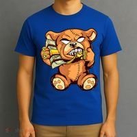 Money Calling Hip Hop Teddy Bear Gangster Rap Drip Swag Dope T-Shirt thumb 3