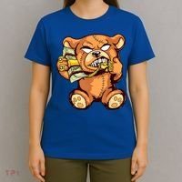 Money Calling Hip Hop Teddy Bear Gangster Rap Drip Swag Dope T-Shirt thumb 4
