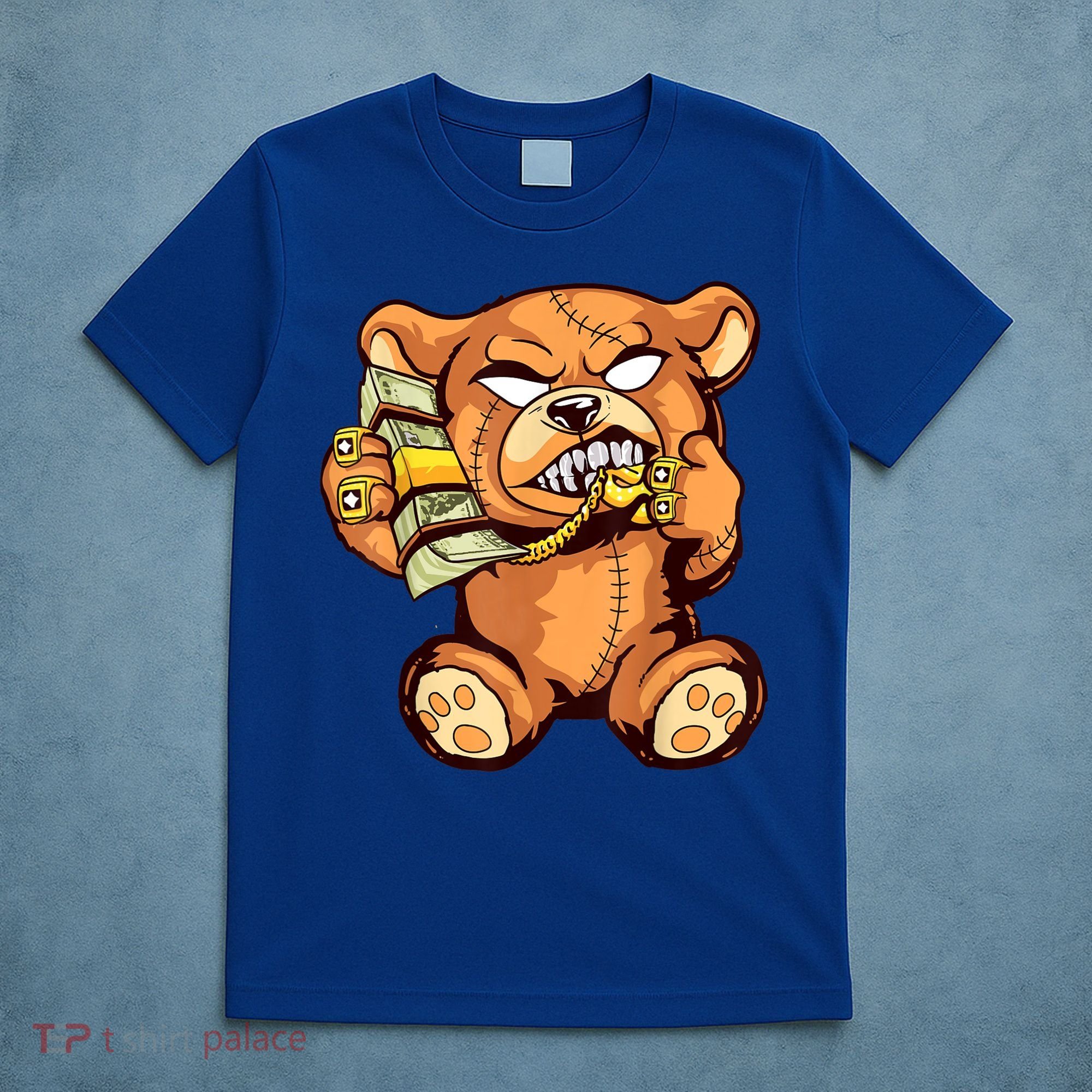 Money Calling Hip Hop Teddy Bear Gangster Rap Drip Swag Dope T-Shirt