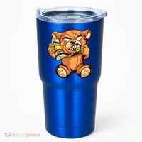 Money Calling Hip Hop Teddy Bear Gangster Rap Drip Swag Dope Tumbler thumb 0