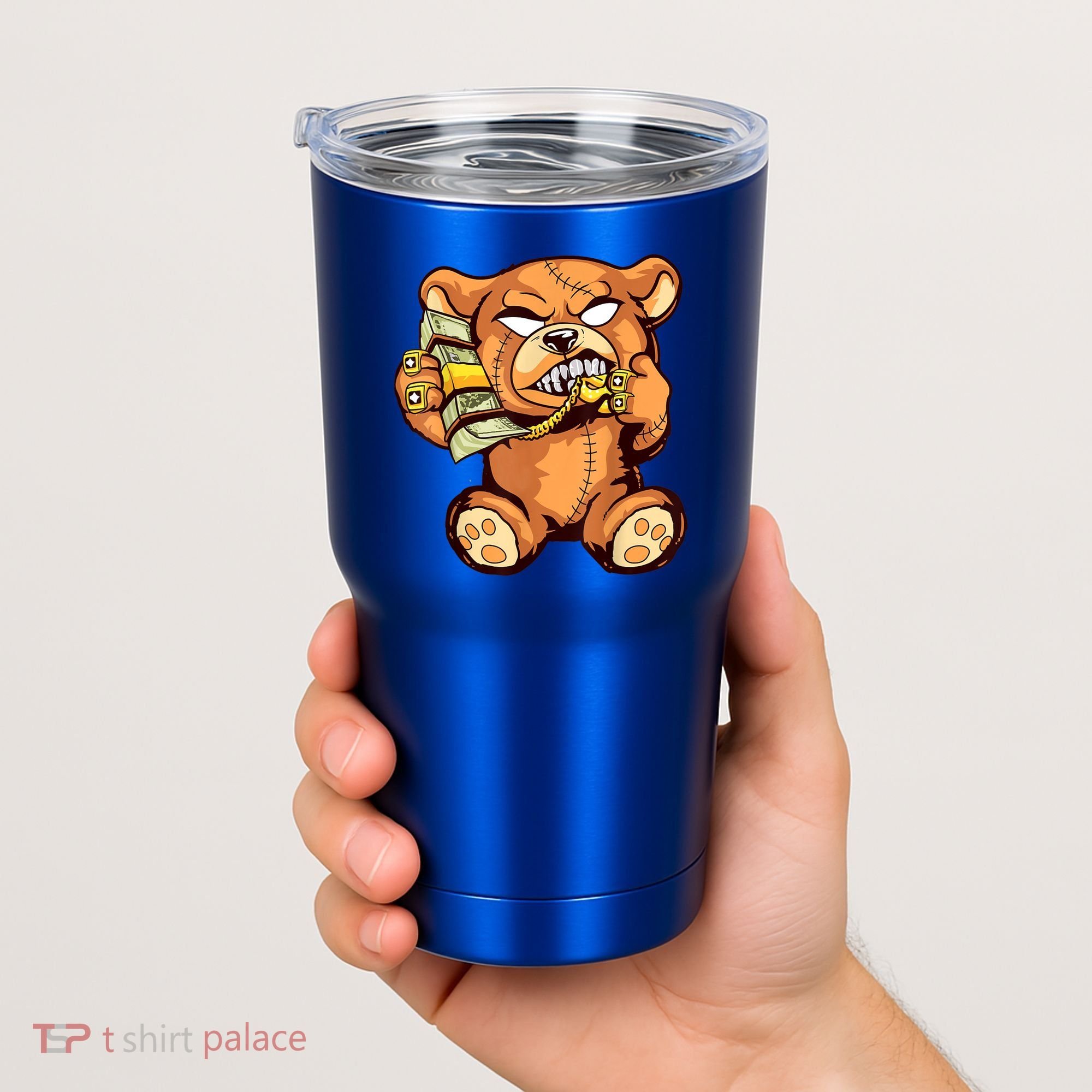 Money Calling Hip Hop Teddy Bear Gangster Rap Drip Swag Dope Tumbler