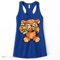 Money Calling Hip Hop Teddy Bear Gangster Rap Drip Swag Dope Women's Tank Top thumb 0