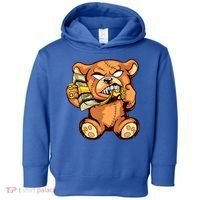 Money Calling Hip Hop Teddy Bear Gangster Rap Drip Swag Dope Toddler Hoodie thumb 0