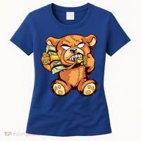 Money Calling Hip Hop Teddy Bear Gangster Rap Drip Swag Dope Women's T-Shirt thumb 0