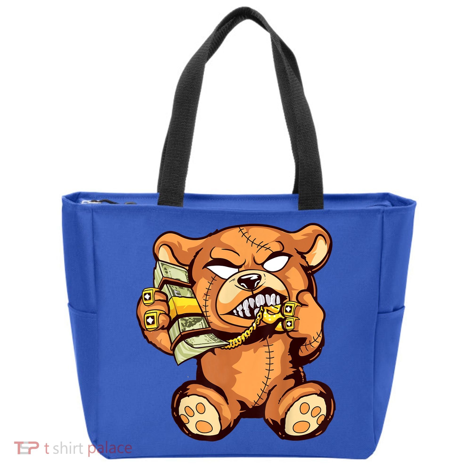 Money Calling Hip Hop Teddy Bear Gangster Rap Drip Swag Dope Tote Bag