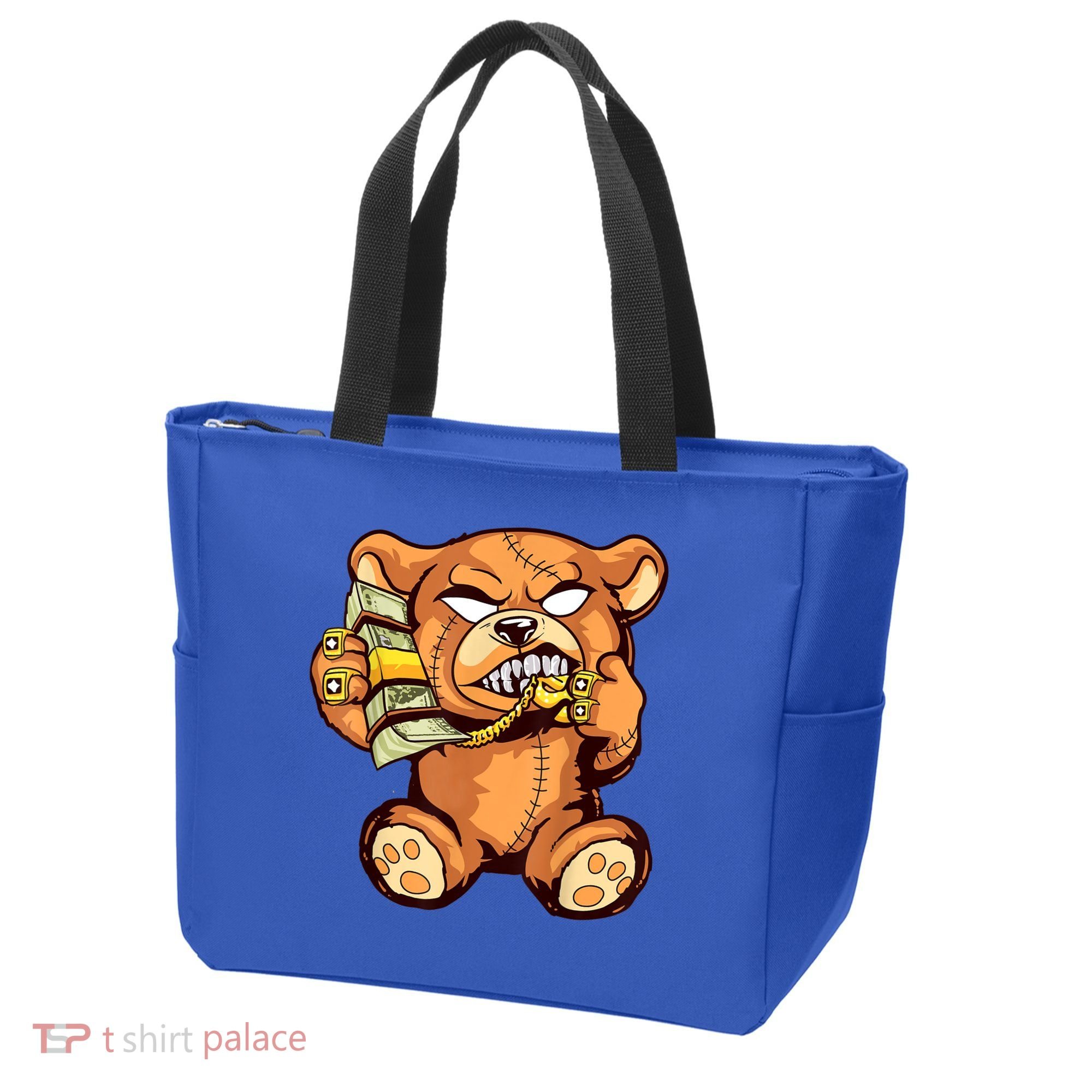 Money Calling Hip Hop Teddy Bear Gangster Rap Drip Swag Dope Tote Bag