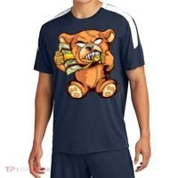 Money Calling Hip Hop Teddy Bear Gangster Rap Drip Swag Dope Sport-Tek Competitor United Soccer Jersey thumb 0