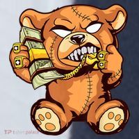 Money Calling Hip Hop Teddy Bear Gangster Rap Drip Swag Dope Sport-Tek Competitor United Soccer Jersey thumb 4