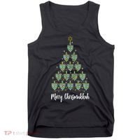 Merry Chrismukkah Hanukkah Dreidel Christmas Tree Chanukah Tank Top thumb 0