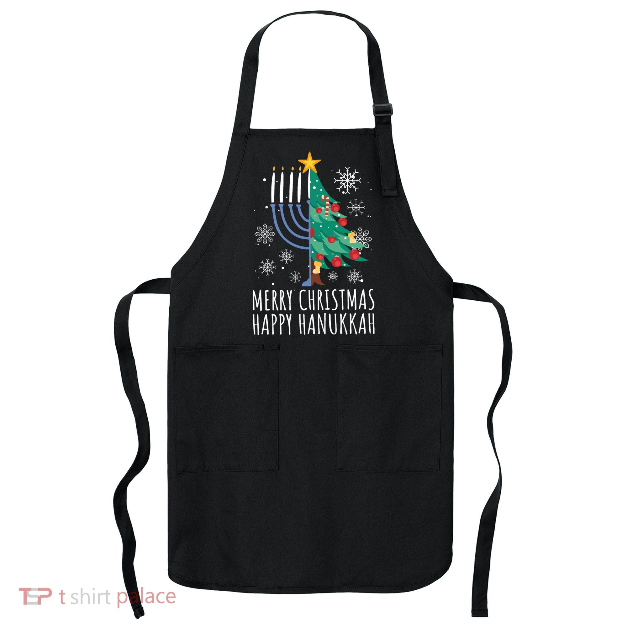 Merry Chrismukkah Happy Christmas Hanukkah Apron