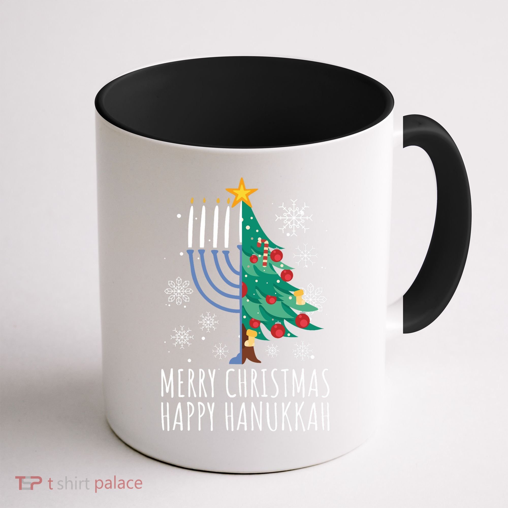 Merry Chrismukkah Happy Christmas Hanukkah Coffee Mug