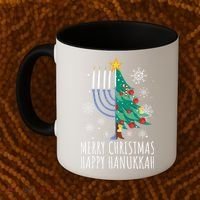 Merry Chrismukkah Happy Christmas Hanukkah Coffee Mug thumb 2