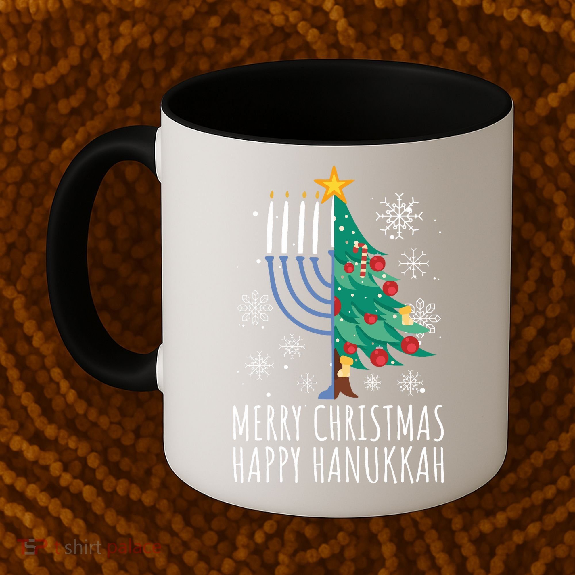 Merry Chrismukkah Happy Christmas Hanukkah Coffee Mug